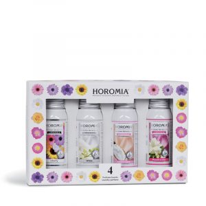 Horo 4 Box- Liberty, White, Soffice Talco, Muschi e Loto da 50 ml