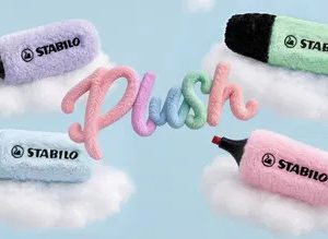 Stabilo Plush Pastel – Set 4 Pezzi