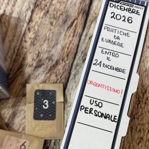 Schedario Avvento (Il calendario dell'avvento da ufficio o smartworking)